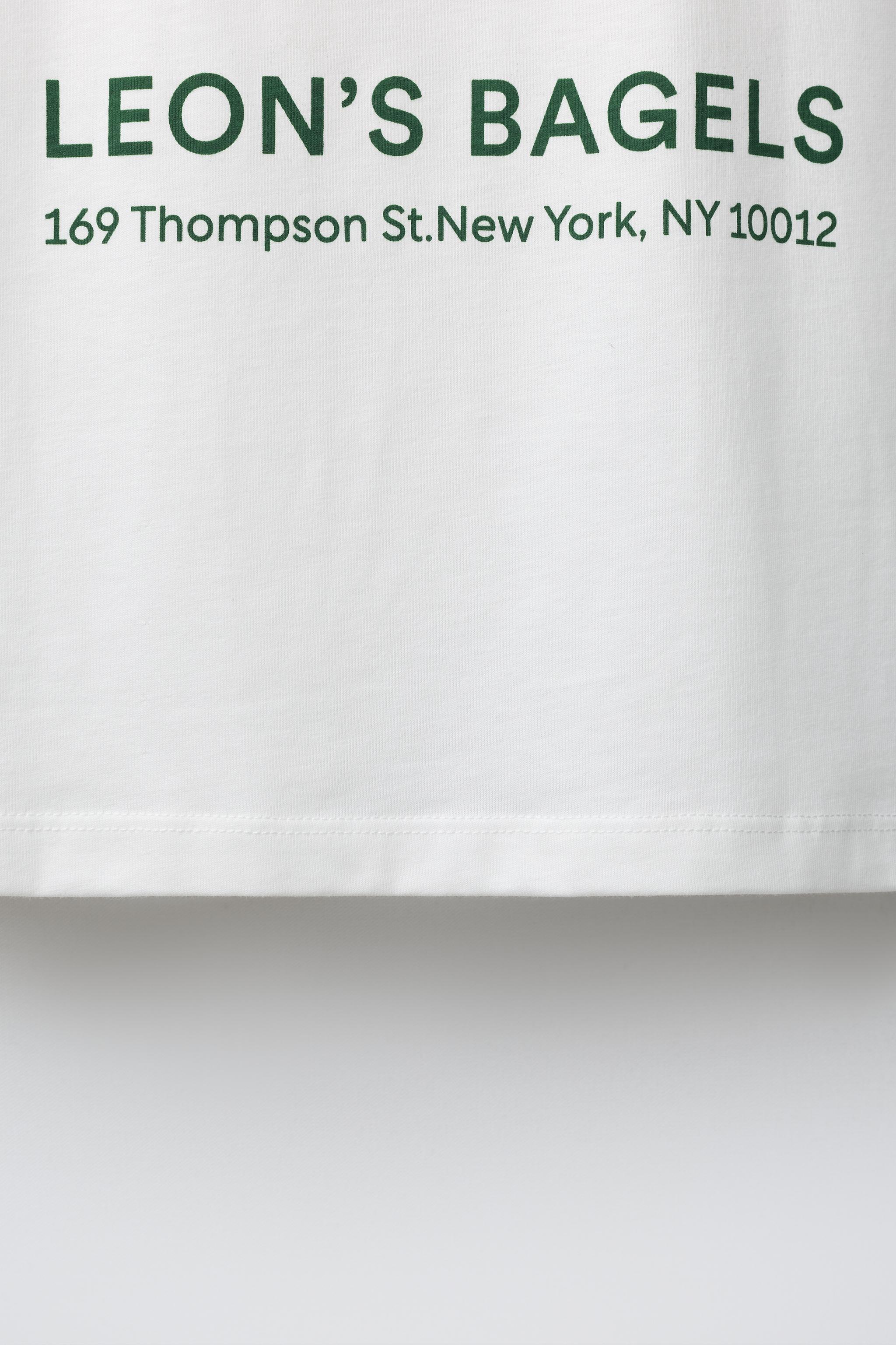 LEON'S BAGELS ® CONTRAST PIPING T-SHIRT